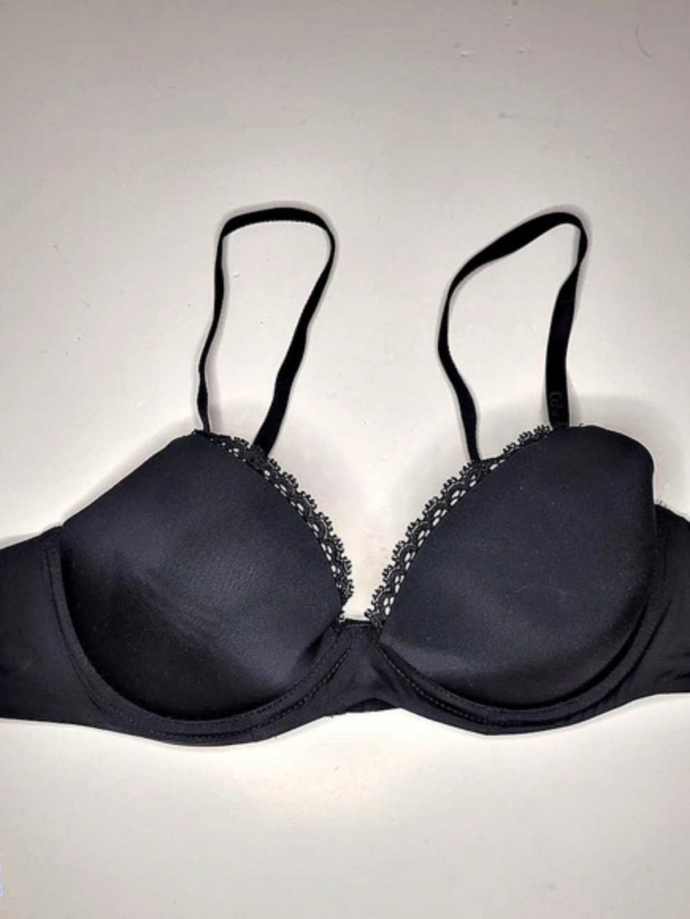 Calvin Klein Seductive Comfort Customized Lift Bra Black 36B F2892